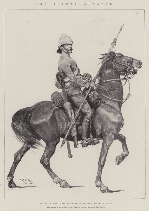 A Soudan Advance alkotó: Richard Caton Woodville junior