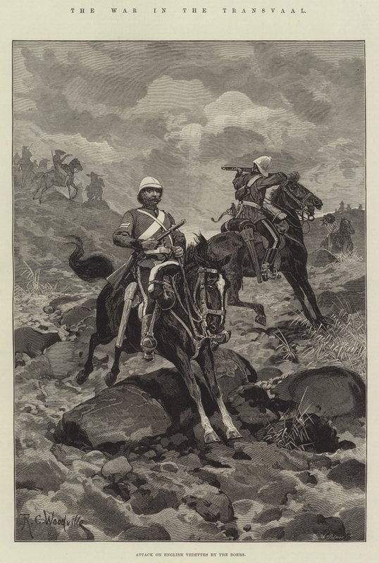 A háború a Transvaalban alkotó: Richard Caton Woodville junior