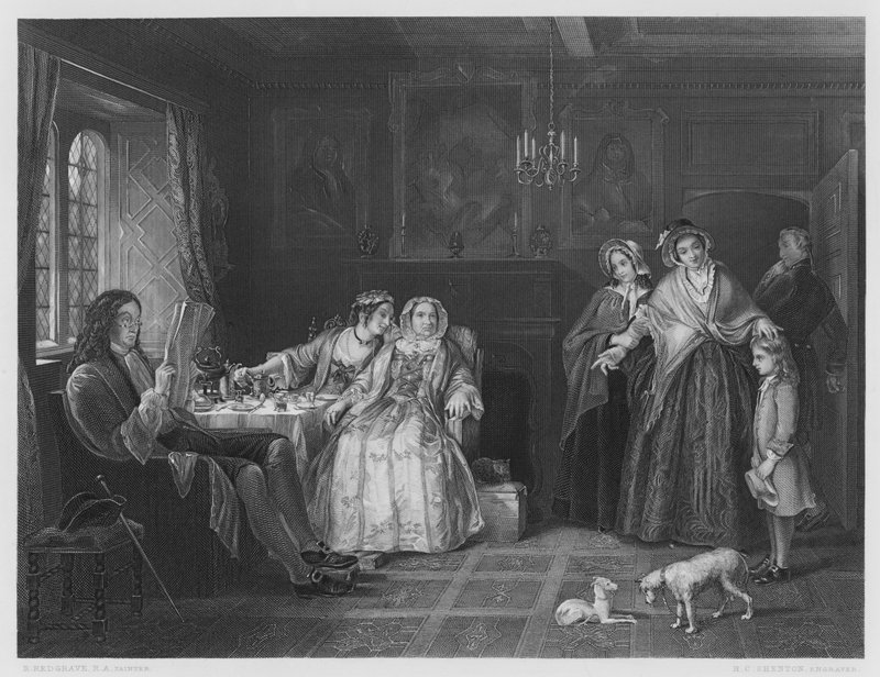 Country Cousins, a Vernon Gallery képéről alkotó: Richard Redgrave