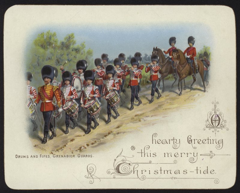 Dobok és Fifes, Grenadier Guards (chromolitho) alkotó: Richard Simkin