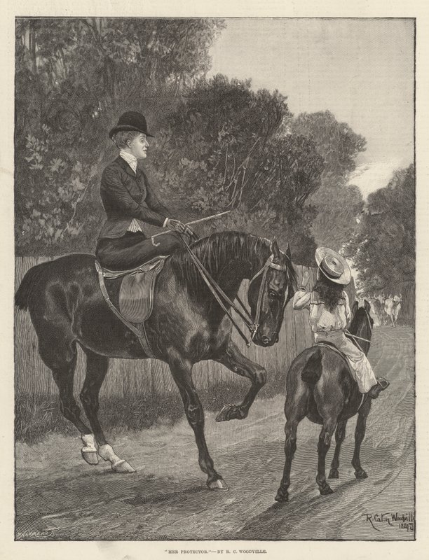 A védelmezője alkotó: Richard Caton Woodville junior