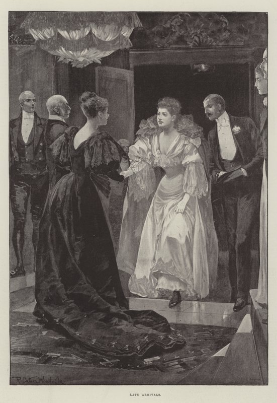 Késői érkezések alkotó: Richard Caton Woodville junior