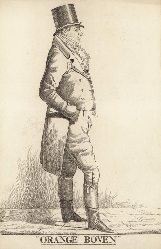 Sir John Hall; Narancs felső alkotó: Richard Dighton