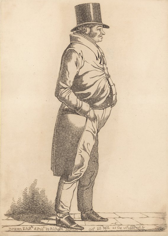 Ismeretlen úriember alkotó: Richard Dighton