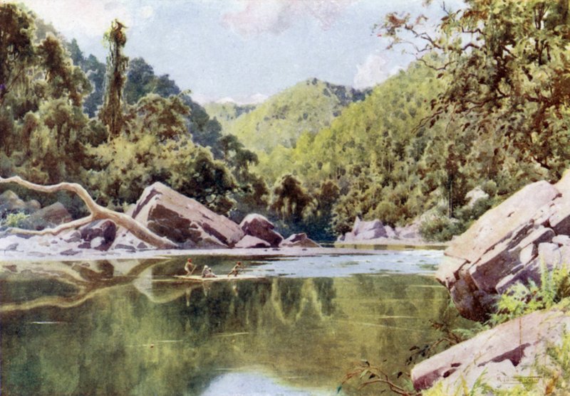 Rafting a Nan-tu folyón alkotó: Robert George Talbot Kelly