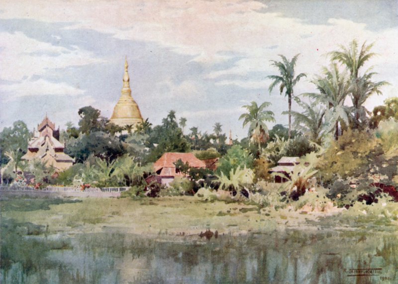 A Shwe Dagon a Bahan tankból alkotó: Robert George Talbot Kelly