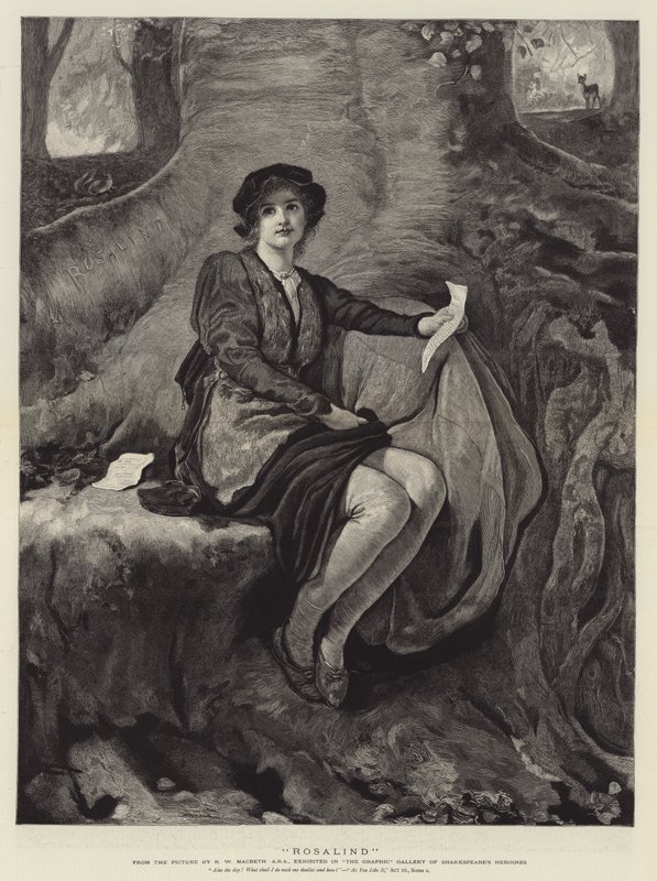 Rosalind alkotó: Robert Walker Macbeth
