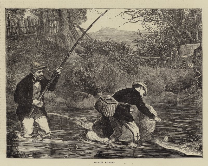 Lazac horgászat alkotó: Robert Walker Macbeth