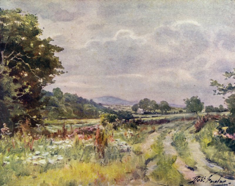 Country Lane (színes litho) alkotó: Robert (after) Fowler