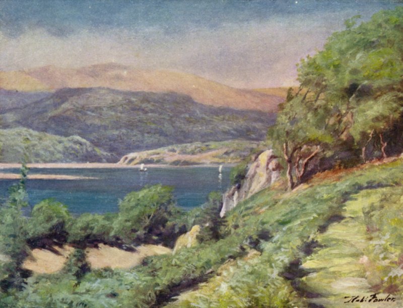 Viharos időjárás, Dolgelly közelében (színes litó) alkotó: Robert (after) Fowler