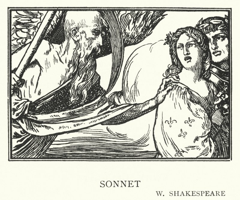 Szonett (litho) alkotó: Robert Anning Bell
