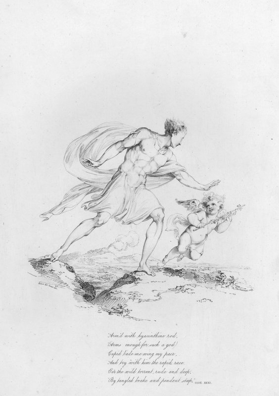 Anakreon, Óda XXXI (metszet) alkotó: Robert Kerr (after) Porter
