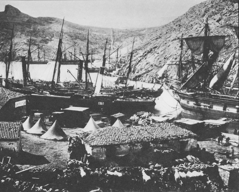 Balaclava kikötője a krími háború alatt alkotó: Roger Fenton