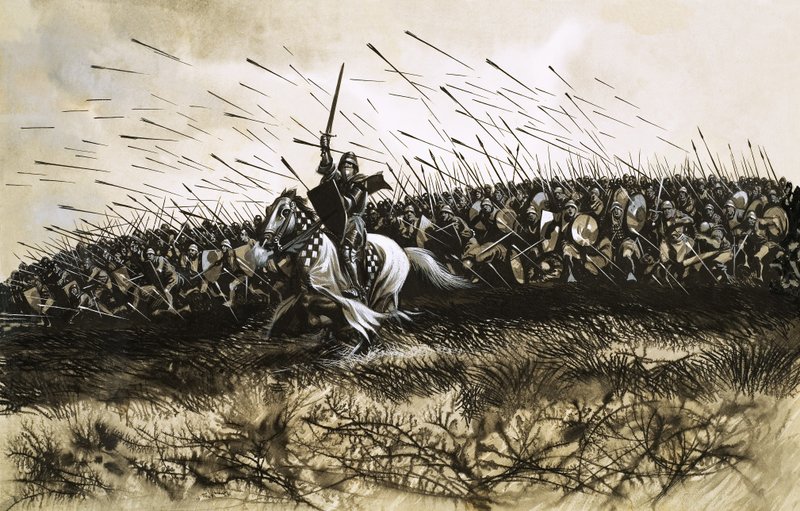 Azonosítatlan csata (Agincourt) alkotó: Ron Embleton