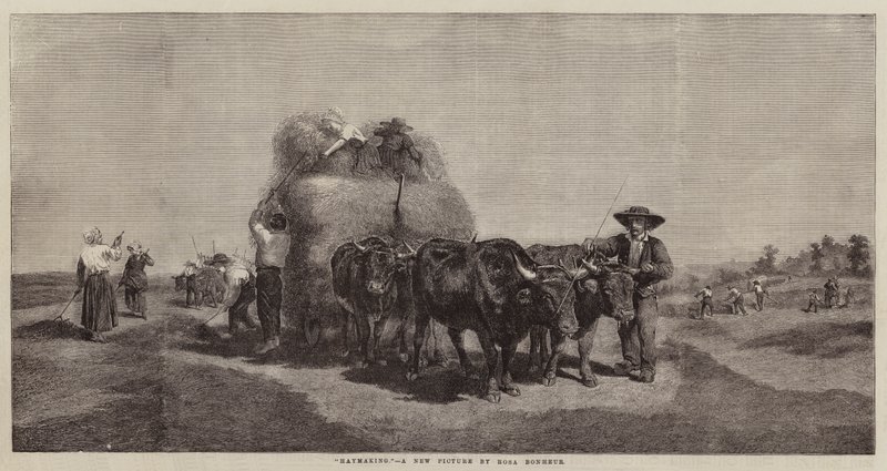 Széna kaszálása alkotó: Rosa Bonheur
