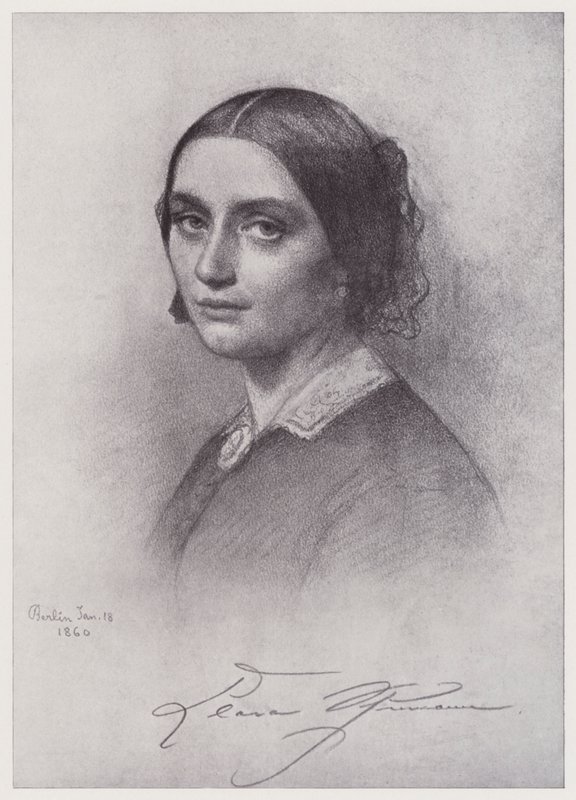 Clara Schumann (litho) alkotó: Rudolf Lehmann