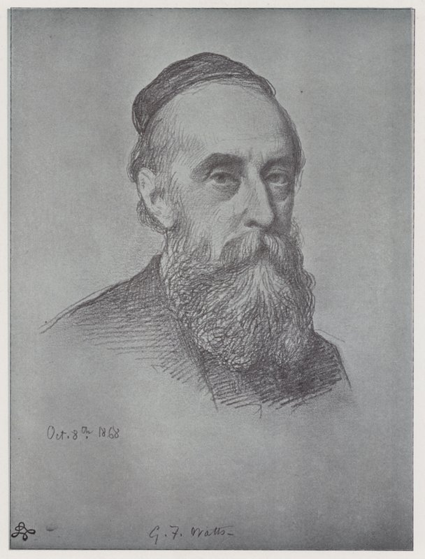 George Frederick Watts (litho) alkotó: Rudolf Lehmann