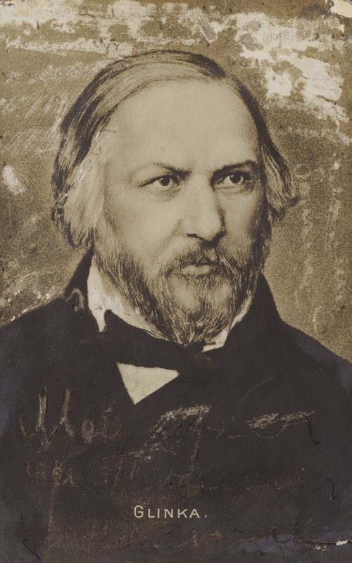 Mihail Ivanovics Glinka orosz zeneszerző (1804-1857) alkotó: Russian School