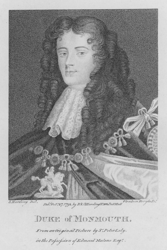 Duke of Monmouth (metszet) alkotó: S. (after) Harding
