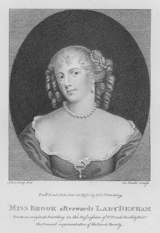 Miss Brook utána Lady Denham (metszet) alkotó: S. (after) Harding