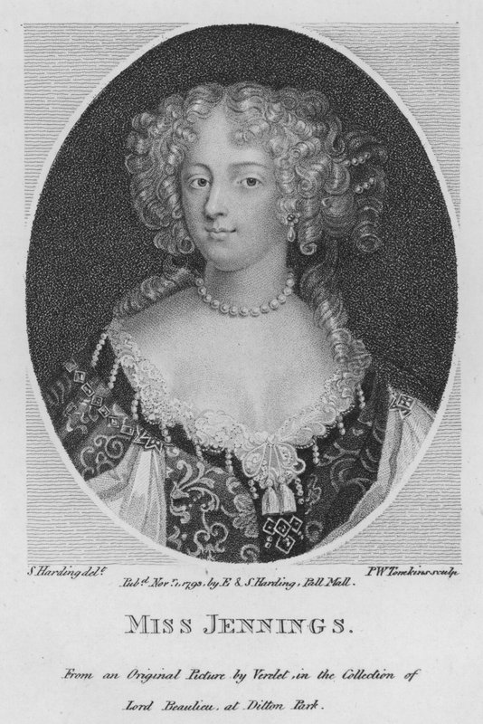 Miss Jennings (metszet) alkotó: S. (after) Harding