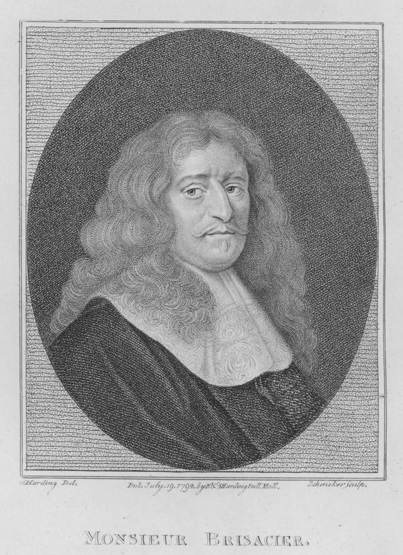 Mister Brisacier (metszet) alkotó: S. (after) Harding