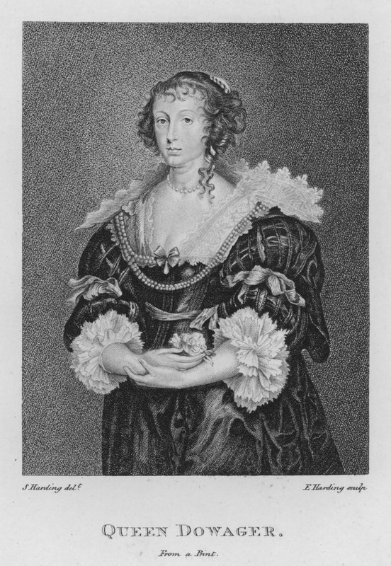 Queen Dowager (metszet) alkotó: S. (after) Harding