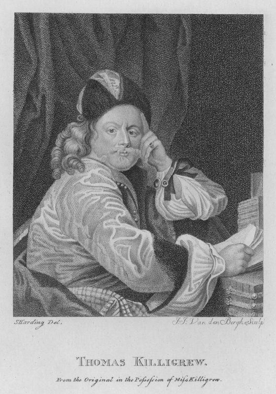 Thomas Killigrew (metszet) alkotó: S. (after) Harding
