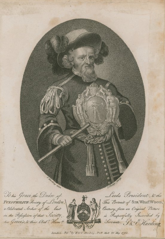 Sir William Wood, egy híres íjász alkotó: S. Harding