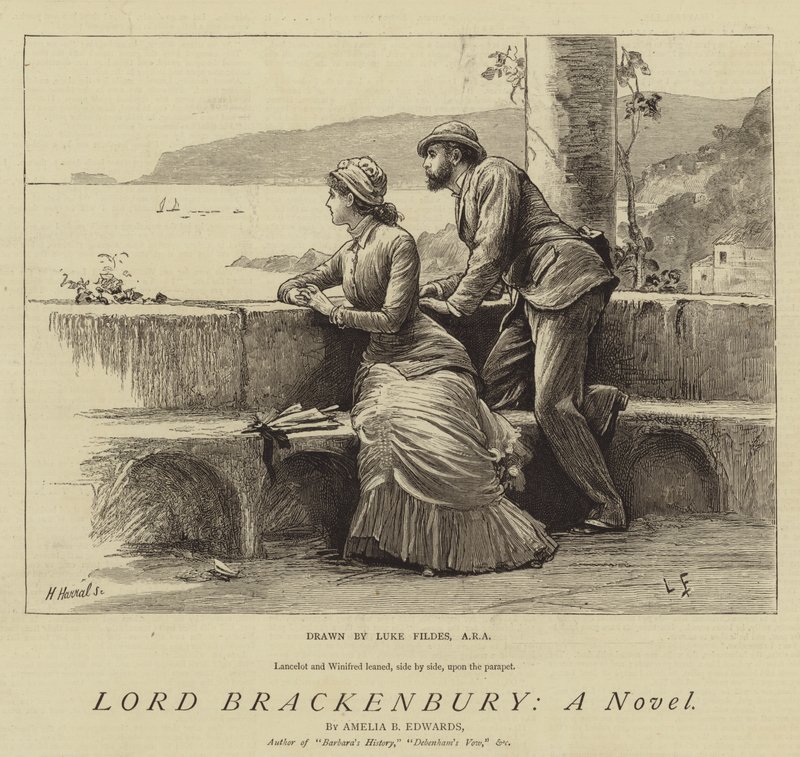 Lord Brackenbury, egy regény alkotó: Samuel Luke Fildes