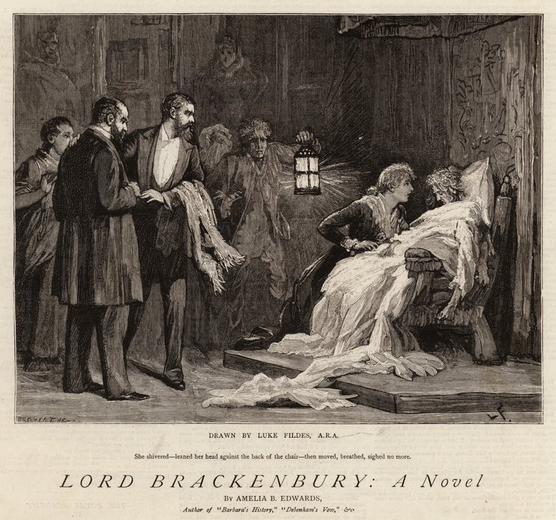 Lord Brackenbury, egy regény alkotó: Samuel Luke Fildes