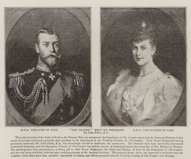 Grafikus esküvői portrék alkotó: Samuel Luke Fildes