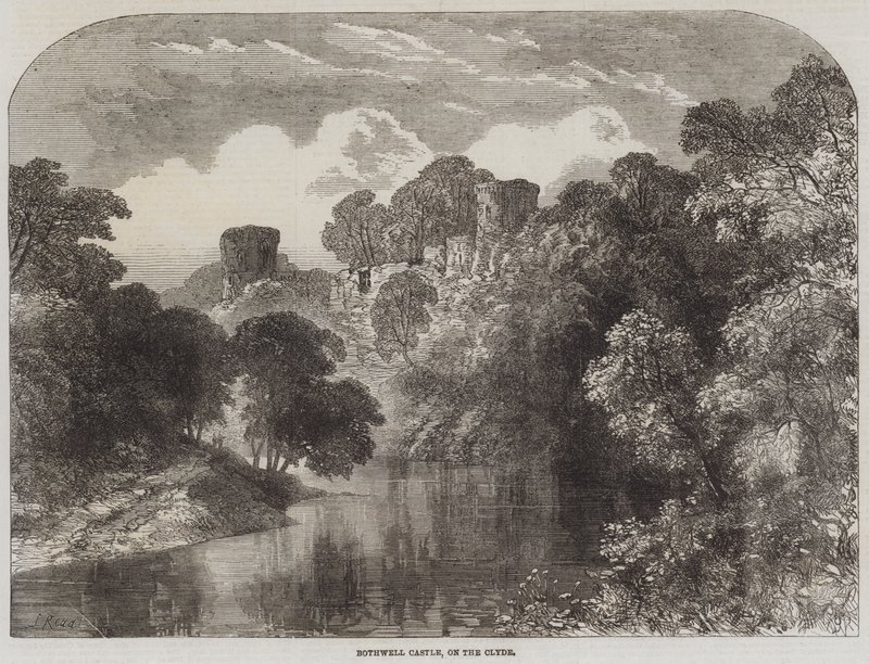 Bothwell kastély, a Clyde-on alkotó: Samuel Read