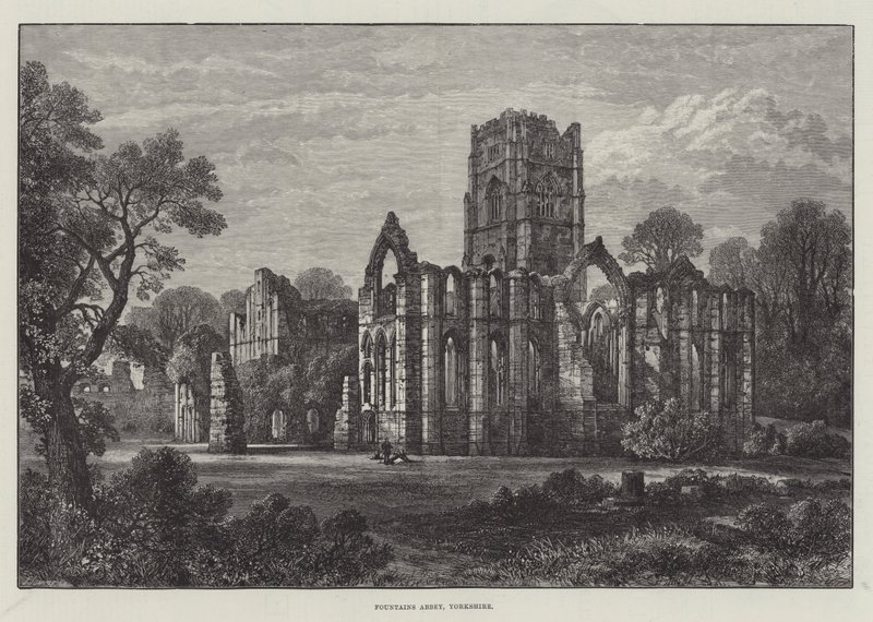 Fountains Abbey, Yorkshire alkotó: Samuel Read