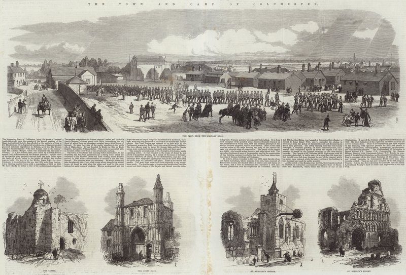 Colchester városa és tábora alkotó: Samuel Read
