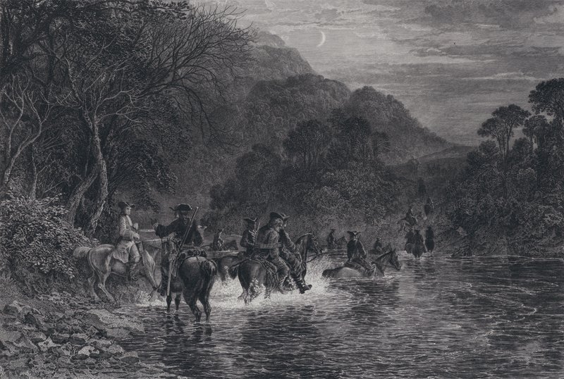 Illusztráció Rob Royhoz (metszet) alkotó: Samuel (after) Bough