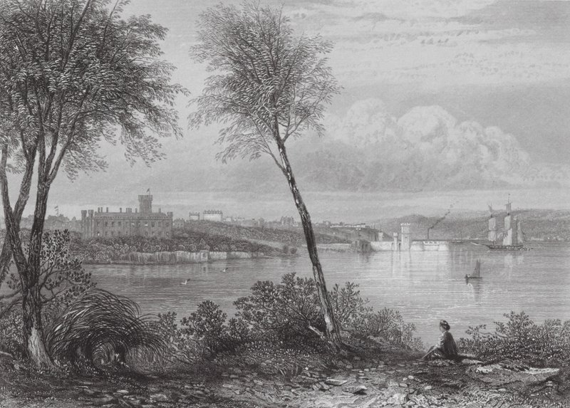 Ausztrália: Sydney (metszet) alkotó: Samuel (after) Prout