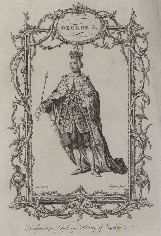 György 3 (metszet) alkotó: Samuel (after) Wale