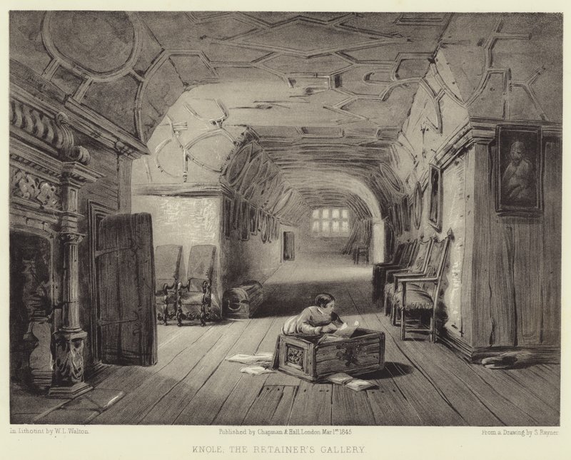 Knole, The Retainers Gallery alkotó: Samuel A. Rayner