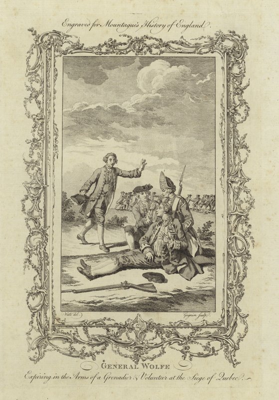 James Wolfe tábornok halála alkotó: Samuel Wale