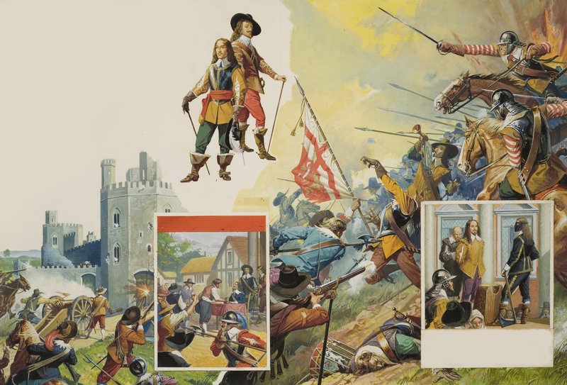 Az angol polgárháború alkotó: Severino Baraldi