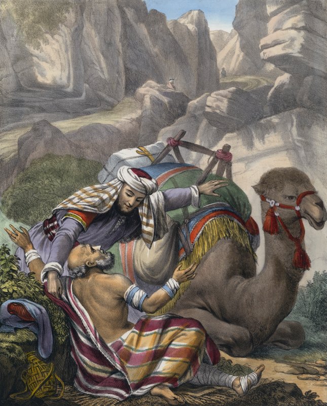 Az irgalmas szamaritánus alkotó: Siegfried Detler Bendixen