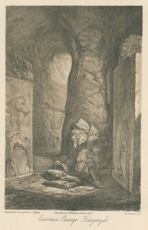 Bejárati átjáró, Kouyunjik alkotó: Solomon Caesar Malan
