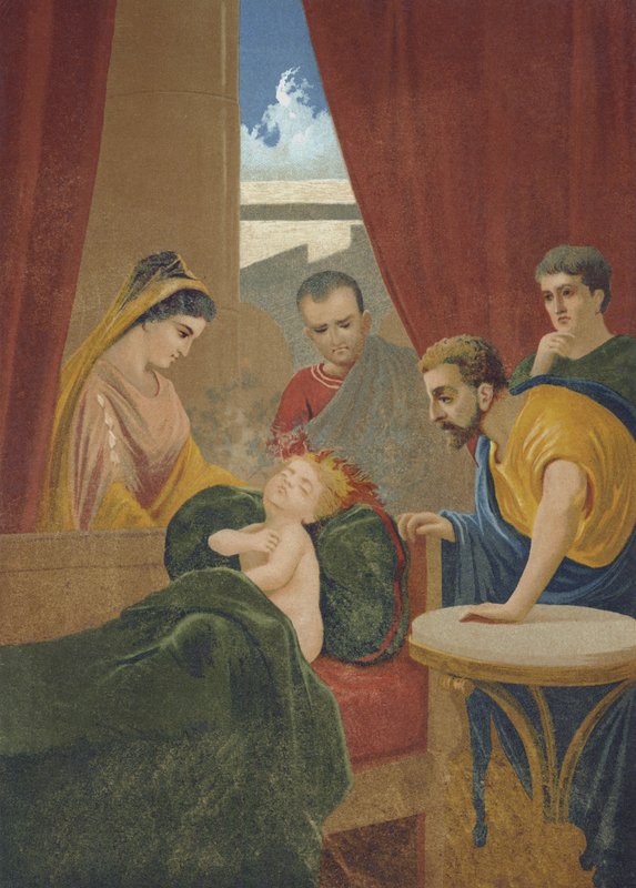 Servius Tullius, Róma legendás hatodik királya alkotó: Spanish School