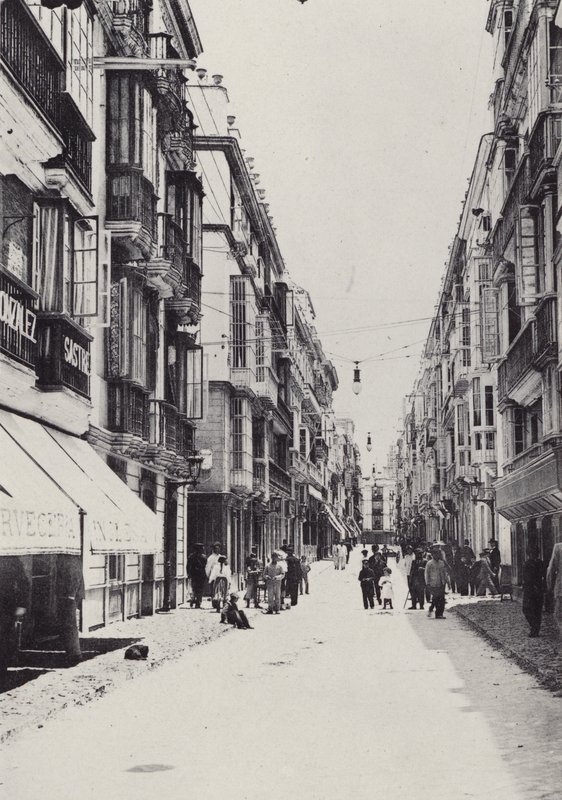 Cadiz: Calle Ancha (f/w fotó) alkotó: Spanish Photographer
