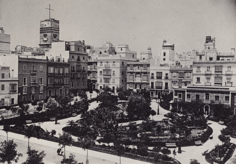 Cadiz: Plaza de Guerra Jimenez (f/w fotó) alkotó: Spanish Photographer