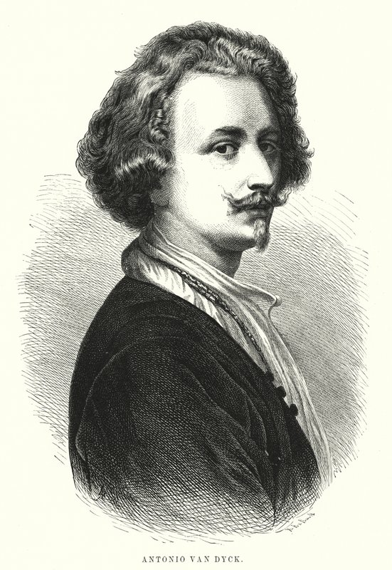 Anthony van Dyck, flamand művész (litho) alkotó: Spanish School