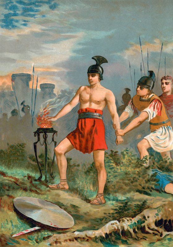 Mucius Scaevola alkotó: Spanish School