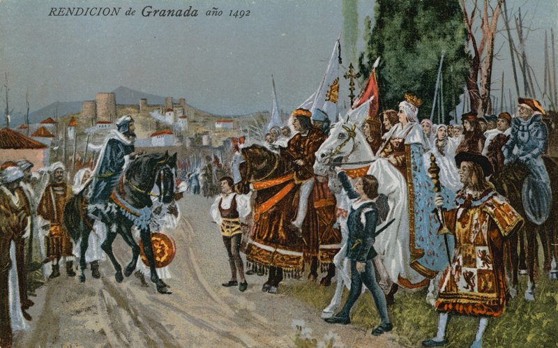 Granada feladása, 1492 alkotó: Spanish School