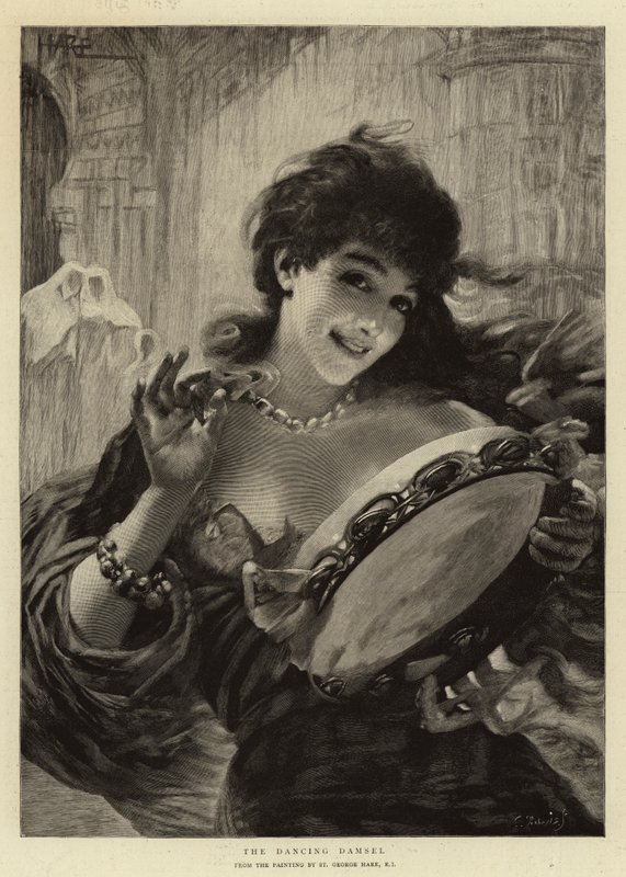 A Táncoló Lány alkotó: St. George Hare